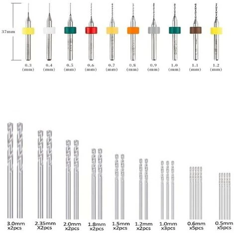 YOOUYIDA Mini Perceuse à Main 37 Pièces Pour L'artisanat, Precision Twist Drill Bits Pin Vise 5 YOOUYIDA Mini Perceuse à Main 37 Pièces Pour L'artisanat, Precision Twist Drill Bits Pin Vise – Image 3