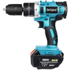 JMAX Perceuse Visseuse Electrique Sans Fil 388VF Avec Batterie -Perceuse Soldes 2022 55413298 3