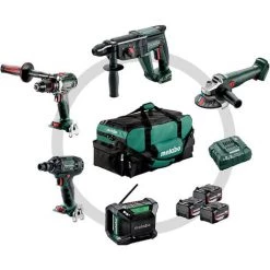 METABO® Metabo Combo Set Sans Fil Construction 5.2, 18V/3x4,0Ah - 685213000