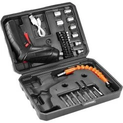 ALMI Tournevis électrique 47 En 1, Sans Fil, Rechargeable, 3,6 V Li-ion 3,5 N · Torque Max Perceuse électrique Rotative Pour Travaux De Bricolage à La Maison, Noir -Perceuse Soldes 2022 55505467 2