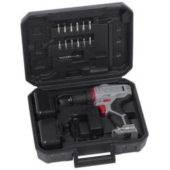 POWER PLUS Perc.Viss.18V Lith.Ion 2Bat.Coff -Perceuse Soldes 2022 5553186 2