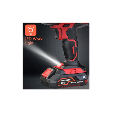 METERK LCW777-1A Tournevis à Chocs + Ensemble D'accessoires Jauge Euro 7 METERK LCW777-1A Tournevis à Chocs + Ensemble D'accessoires Jauge Euro – Image 5