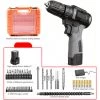 Cisea Perceuse électrique Sans Fil, Perceuse électrique 16.8 V 25 Nm, Mandrin Sans Clé 3/8", Lumière LED Intégrée, Tournevis électrique Compact Pour L'amélioration De L'habitat Et Le Projet De Bricolage -Perceuse Soldes 2022 55622365 1