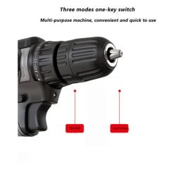 Cisea Perceuse électrique Sans Fil, Perceuse électrique 16.8 V 25 Nm, Mandrin Sans Clé 3/8", Lumière LED Intégrée, Tournevis électrique Compact Pour L'amélioration De L'habitat Et Le Projet De Bricolage -Perceuse Soldes 2022 55622365 5