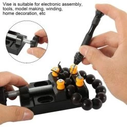 ZHUOXUAN 37 Pièces Mini Perceuse Modelisme à Main, Précision Pin Vise En Aluminium, Mini-forets PCB De 0,3-1,2 Mm Foret Fraise Twist 0,5-3,0mm, Outils De Forage à Main Pour DIY Sculpture Bois 9 ZHUOXUAN 37 Pièces Mini Perceuse Modelisme à Main, Précision Pin Vise En Aluminium, Mini-forets PCB De 0,3-1,2 Mm Foret Fraise Twist 0,5-3,0mm, Outils De Forage à Main Pour DIY Sculpture Bois -Perceuse Soldes 2022 55627156 3