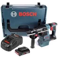 Bosch GBH 18V-26 Marteau Perforateur Sans Fil 18V 2,6J Brushless SDS Plus + 1x Batterie 2,0Ah + Chargeur + Coffret L-Boxx -Perceuse Soldes 2022 55843570 3