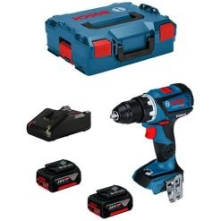 Perceuse-Visseuse BOSCH GSR 18V-60 C (2 X 5,0 Ah GAL18V-40 L-Boxx 136)