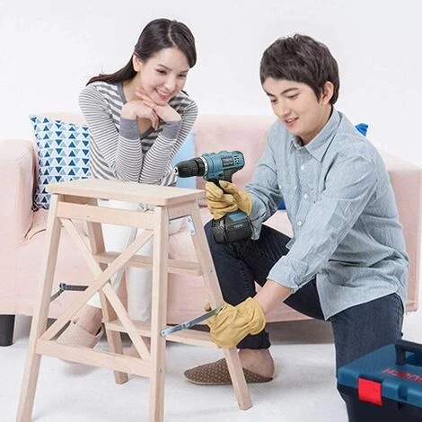 IZTOSS Perceuse Visseuse Sans Fil 18v + 1 Battery Lithium (seulement La Perceuse) - Bleu 5 IZTOSS Perceuse Visseuse Sans Fil 18v + 1 Battery Lithium (seulement La Perceuse) - Bleu – Image 3