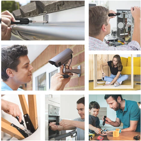 TANCYCO Kit De Mini Tournevis Sans Fil 4,2 V Avec 8 Embouts à Vis Fendus Cross Pozi, Outil à Main Tournevis électrique Type-C USB Rechargeable Tournevis à Main Rotation Avant/arrière, Avec Sac De Rangement à Fermeture éclair 7 TANCYCO Kit De Mini Tournevis Sans Fil 4,2 V Avec 8 Embouts à Vis Fendus Cross Pozi, Outil à Main Tournevis électrique Type-C USB Rechargeable Tournevis à Main Rotation Avant/arrière, Avec Sac De Rangement à Fermeture éclair – Image 5