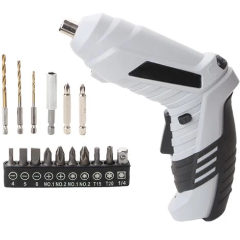 IRISFR Perceuse Visseuse Sans Fil, Visseuse Devisseuse 600mAh 3.6V + 17 Accessoires, 2 Sens Rotation + Lampe LED, Câble Charge USB, Idéal Pour Artisans, Installation De Meubles Et Jouets,Lilaris 3 IRISFR Perceuse Visseuse Sans Fil, Visseuse Devisseuse 600mAh 3.6V + 17 Accessoires, 2 Sens Rotation + Lampe LED, Câble Charge USB, Idéal Pour Artisans, Installation De Meubles Et Jouets,Lilaris