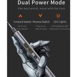 BENOBBY KIDS Mini Tournevis électrique, Jeu De Précision De Tournevis électrique 62 En 1, Jeu De Tournevis De Précision Avec 48 Embouts De Précision Magnétiques, Couple à 2 Vitesses, Sans Fil, Ensemble D'outils De Réparation Pour Téléphone Portable, Caméra, Ordinateur