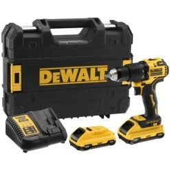 DEWALT Perceuse Visseuse à Percussion XR 18 V 3Ah Mandrin Métal DCD709L2TQW -Perceuse Soldes 2022 57031545 3