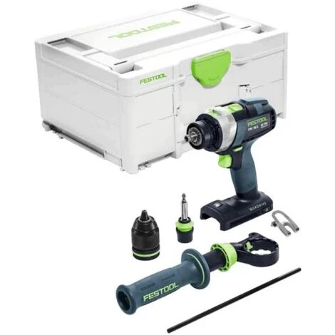 FESTOOL Perceusevisseuse à Percussion Sans Fil TPC 184 IBasic QUADRIVE Machine Nue 3 FESTOOL Perceusevisseuse à Percussion Sans Fil TPC 184 IBasic QUADRIVE Machine Nue
