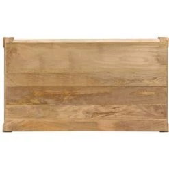 NOVA Divers Table à Manger à Bois Massif Massif Brillant à Mangue Solide Table De Salle à Manger 135x75x76 Cm Bois De Manguier Massif Taille : 135 X 75 X 76 Cm -Perceuse Soldes 2022 57092682 4