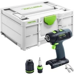 FESTOOL Perceuse Visseuse Sans Fil T 183Basic Sans Batterie Et Sans Chargeur -Perceuse Soldes 2022 57107782 2