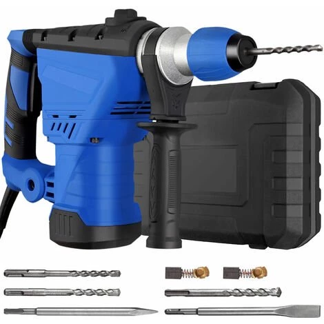 PROSTER Marteau Perforateur Burin Marteau 1500W Marteau Perforateur 800 Tr/min 32mm Marteau Burineur Marteau Et Perforateur Rotatif Outil De Pierre à Béton Avec Burin 3 PROSTER Marteau Perforateur Burin Marteau 1500W Marteau Perforateur 800 Tr/min 32mm Marteau Burineur Marteau Et Perforateur Rotatif Outil De Pierre à Béton Avec Burin