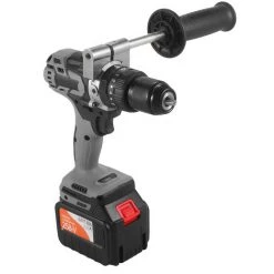 ASUPERMALL Perceuse-visseuse Sans Fil 21 V 6,0 A Couple Maximum 200 N.m Mandrin Sans Clé En Métal 1/2" 0-1550 RMP Perceuse à Percussion à Vitesse Variable Visseuse, 1 Batterie -Perceuse Soldes 2022 57126939 4