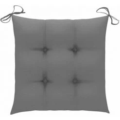 NOVA Coussins Pour Chaises Grises 50x50x7 Cm En Tissu De Différentes Quantités Coussins De Chaise 2 Pcs Gris 50x50x7 Cm Tissu Des Modèles : 2 Pcs -Perceuse Soldes 2022 57223219 3