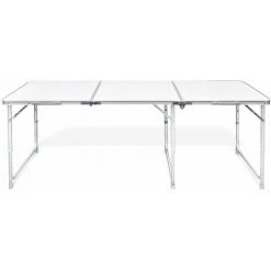 NOVA Table De Camping Pliant En Aluminium Réglable Dans Différentes Tailles Table Pliante De Camping En Aluminium Avec Hauteur Ajustable Des Modèles : 180x60 Cm 11 NOVA Table De Camping Pliant En Aluminium Réglable Dans Différentes Tailles Table Pliante De Camping En Aluminium Avec Hauteur Ajustable Des Modèles : 180x60 Cm -Perceuse Soldes 2022 57224754 5