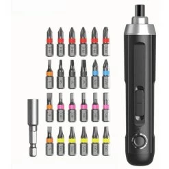 Cisea Mini-tournevis électrique 3.6V, Batterie Lithium-ion, Jeu De Tournevis Sans Balais, Outils électriques à Main