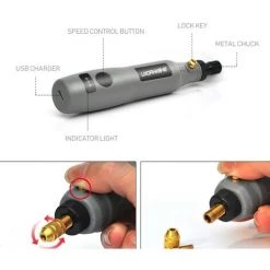 Cisea Mini Perceuse électrique Sans Fil, Outils électriques, Perceuse électrique 3,6 V, Broyeur, Broyage, Ensemble D'accessoires -Perceuse Soldes 2022 57625875 3