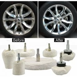 FR-LIFE BR-Vie Jeu De 7 Disques De Polissage – Pour Perceuse/visseuse Sans Fil – Pour Le Collecteur, L’aluminium, L’acier Inoxydable, Le Chrome, Etc -Perceuse Soldes 2022 57640741 3