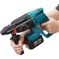 JMAX Perforateur Burineur 125mm Sans Fil Électrique 18V Avec 1x Batterie -Perceuse Soldes 2022 57641324 2