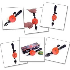 TANABATA 0,95 cm Perceuse Manuelle à Double Pignon D'une Capacité De 1,5-10 mm Avec Poignée Sécurisée, Idéale Pour Les Enfants -Perceuse Soldes 2022 57756071 4