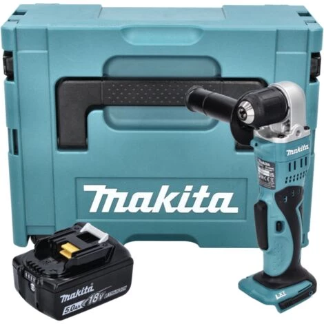Makita DDA 351 T1J Perceuse D'angle Sans Fil 18 V 13,5 Nm + 1x Batterie 5,0 Ah + Coffret Makpac - Sans Chargeur 4 Makita DDA 351 T1J Perceuse D'angle Sans Fil 18 V 13,5 Nm + 1x Batterie 5,0 Ah + Coffret Makpac - Sans Chargeur – Image 2