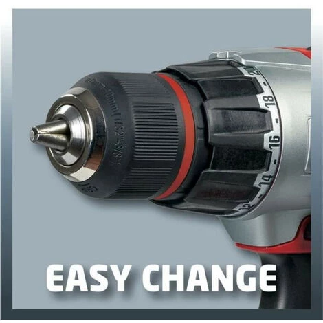 EINHELL Perceuse Visseuse Sans Fil TE-CD 18/2 Li Kit 5 EINHELL Perceuse Visseuse Sans Fil TE-CD 18/2 Li Kit – Image 3