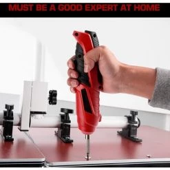 ALMI - Tournevis électrique Sans Fil 3,6 V Multifonction - Rechargeable Par USB - Mini Tournevis à LED Au Lithium - Outil De Réparation - NA01 - Rouge -Perceuse Soldes 2022 57879288 3