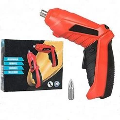 ALMI - Tournevis électrique Sans Fil 3,6 V Multifonction - Rechargeable Par USB - Mini Tournevis à LED Au Lithium - Outil De Réparation - NA01 - Rouge -Perceuse Soldes 2022 57879288 5