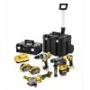 DeWALT DCK358X2T DCD996 Perceuse + DCG414 Meuleuse D'angle + DCH333 Perforateur Burineur SDS+ 54V 9Ah
