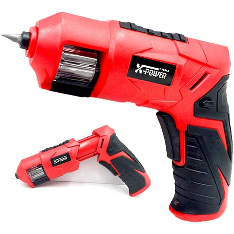 DONTODENT Sans Fil Tournevis électrique, 3.6V Batterie Rechargeable Au Lithium Avec Deformable Et Tête - Batterie Au Lithium 3,6 V * Rouge 3 DONTODENT Sans Fil Tournevis électrique, 3.6V Batterie Rechargeable Au Lithium Avec Deformable Et Tête - Batterie Au Lithium 3,6 V * Rouge