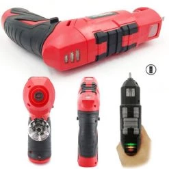 DONTODENT Sans Fil Tournevis électrique, 3.6V Batterie Rechargeable Au Lithium Avec Deformable Et Tête - Batterie Au Lithium 3,6 V * Rouge 9 DONTODENT Sans Fil Tournevis électrique, 3.6V Batterie Rechargeable Au Lithium Avec Deformable Et Tête - Batterie Au Lithium 3,6 V * Rouge -Perceuse Soldes 2022 57922890 4