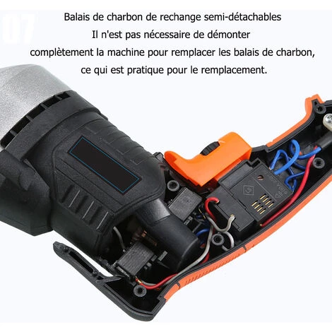 Cisea 980W 3000RPM, Fonction Marteau Et Perceuse électrique 2 En 1,Poignée Rotative à 360°, Perforateur Taille De Mandrin 0-13mm 4 Cisea 980W 3000RPM, Fonction Marteau Et Perceuse électrique 2 En 1,Poignée Rotative à 360°, Perforateur Taille De Mandrin 0-13mm – Image 2