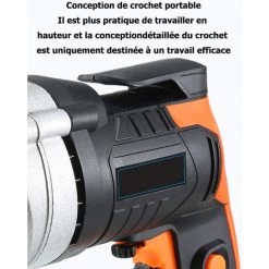 Cisea 980W 3000RPM, Fonction Marteau Et Perceuse électrique 2 En 1,Poignée Rotative à 360°, Perforateur Taille De Mandrin 0-13mm 11 Cisea 980W 3000RPM, Fonction Marteau Et Perceuse électrique 2 En 1,Poignée Rotative à 360°, Perforateur Taille De Mandrin 0-13mm -Perceuse Soldes 2022 57963202 5