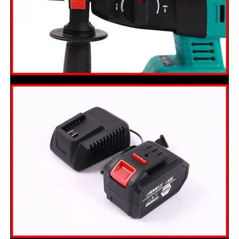 Cisea Perceuse à Percussion Sans Fil 1 Perceuse à Percussion électrique à Batterie Rechargeable 4 Cisea Perceuse à Percussion Sans Fil 1 Perceuse à Percussion électrique à Batterie Rechargeable – Image 2