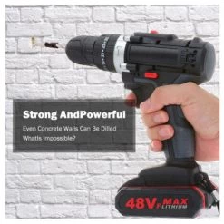 Cisea Perceuse électrique 48VF ​​perceuse à Percussion Perceuse Sans Fil Perceuse Sans Fil -Perceuse Soldes 2022 58082502 3