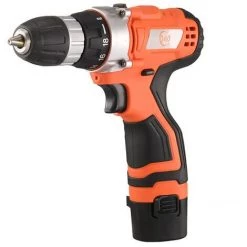 GRID COOL 12V Perceuse Visseuse Sans Fil, Visseuse à Choc 1 Batteries Li-ion 1500mAh, Chargeur Rapide, Professionnel Pour Bricolage