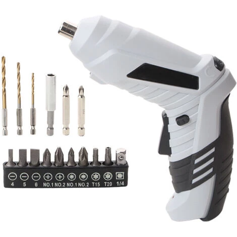 GRID COOL Perceuse Visseuse Sans Fil Visseuse Devisseuse, 2 Sens Rotation + Lampe LED, Câble Charge USB, Idéal Pour Artisans 3 GRID COOL Perceuse Visseuse Sans Fil Visseuse Devisseuse, 2 Sens Rotation + Lampe LED, Câble Charge USB, Idéal Pour Artisans