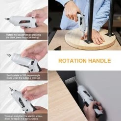 GRID COOL Perceuse Visseuse Sans Fil Visseuse Devisseuse, 2 Sens Rotation + Lampe LED, Câble Charge USB, Idéal Pour Artisans 10 GRID COOL Perceuse Visseuse Sans Fil Visseuse Devisseuse, 2 Sens Rotation + Lampe LED, Câble Charge USB, Idéal Pour Artisans -Perceuse Soldes 2022 58347201 4