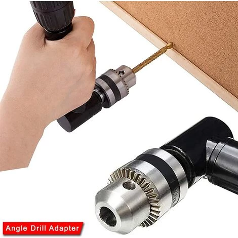 GRID COOL Adaptateur De Perceuse D'Angle Professionnel, Changement Rapide Adaptateur Pour MéChage Tight Espace De Travail D'Angle, Attachement De Perceuse à Angle Droit Pour De Perceuses éLectriques Portatives 4 GRID COOL Adaptateur De Perceuse D'Angle Professionnel, Changement Rapide Adaptateur Pour MéChage Tight Espace De Travail D'Angle, Attachement De Perceuse à Angle Droit Pour De Perceuses éLectriques Portatives – Image 2