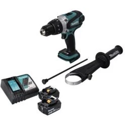 Makita DHP 458 RT Perceuse-visseuse à Percussion Sans Fil 18 V 91 Nm + 2x Batteries 5,0 Ah + Chargeur -Perceuse Soldes 2022 58467102 3