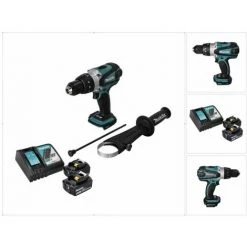 Makita DHP 458 RT Perceuse-visseuse à Percussion Sans Fil 18 V 91 Nm + 2x Batteries 5,0 Ah + Chargeur -Perceuse Soldes 2022 58467102 4