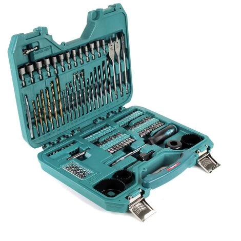 Makita DHP 453 RTJ Perceuse-visseuse à Percussion Sans Fil 18V 42Nm + Makpac + 2x Batteries 5,0 Ah + Chargeur + Jeu D'embouts Et Perceuses - 100 Pièces 6 Makita DHP 453 RTJ Perceuse-visseuse à Percussion Sans Fil 18V 42Nm + Makpac + 2x Batteries 5,0 Ah + Chargeur + Jeu D'embouts Et Perceuses - 100 Pièces – Image 4