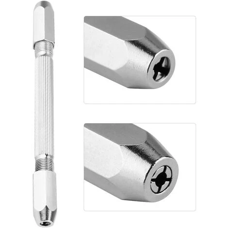 ENLENK Perceuse Hélicoïdale à Main, 0-3mm Mini Micro Manuel à Double Extrémité à Broche étau Outil De Forage à La Main Pour La Fabrication De Bijoux Bricolage En Bois Bijoux En Résine 4 ENLENK Perceuse Hélicoïdale à Main, 0-3mm Mini Micro Manuel à Double Extrémité à Broche étau Outil De Forage à La Main Pour La Fabrication De Bijoux Bricolage En Bois Bijoux En Résine – Image 2