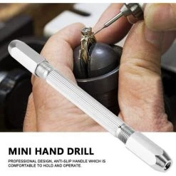 ENLENK Perceuse Hélicoïdale à Main, 0-3mm Mini Micro Manuel à Double Extrémité à Broche étau Outil De Forage à La Main Pour La Fabrication De Bijoux Bricolage En Bois Bijoux En Résine 10 ENLENK Perceuse Hélicoïdale à Main, 0-3mm Mini Micro Manuel à Double Extrémité à Broche étau Outil De Forage à La Main Pour La Fabrication De Bijoux Bricolage En Bois Bijoux En Résine -Perceuse Soldes 2022 58502232 4