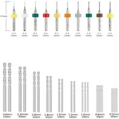 ENLENK Ensemble De Mini-Perceuses à Main 37 PCS Pour L'artisanat, Forets Hélicoïdaux De Précision Pin Vise Avec Mini étau De Perceuse à Colonne, Jeu De Forets Manuels, Foret PCB De 0,3 à 1,2 Mm -Perceuse Soldes 2022 58502273 4