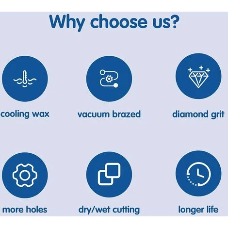 HIASDFLS Forets Diamantés De 6/6/8/10 Mm De Diamètre Pour Béton, Granit, Marbre, Verre, Porcelaine, Carrelage, Maçonnerie, Brique, Tige Triangulaire(Lot De 5 ) 6 HIASDFLS Forets Diamantés De 6/6/8/10 Mm De Diamètre Pour Béton, Granit, Marbre, Verre, Porcelaine, Carrelage, Maçonnerie, Brique, Tige Triangulaire(Lot De 5 ) – Image 4